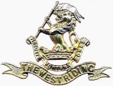 Image of the Duke of Wellington's Regiment cap badge (Image by Richard Harvey [GFDL (http://www.gnu.org/copyleft/fdl.html), CC-BY-SA-3.0 (http://creativecommons.org/licenses/by-sa/3.0/), CC BY-SA 2.5-2.0-1.0 (http://creativecommons.org/licenses/by-sa/2.5-2.0-1.0) or Public domain], via Wikimedia Commons)