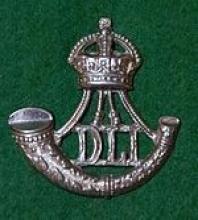 Image of the cap badge of the Durham Light Infantry