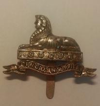 Image of the Lincolnshire Regiment cap badge